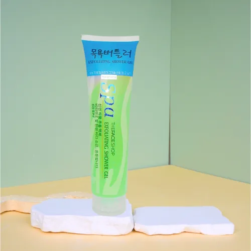 Nguồn hàng sỉ gel Tẩy Tế Bào Da Chết Body Hàn Quốc Spa Exfoliating Shower Gel 350ml - Màu Xanh Lá