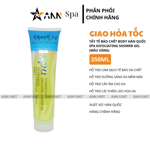 Chuyên sỉ gel Tẩy Tế Bào Da Chết Body Hàn Quốc Spa Exfoliating Shower Gel 350ml