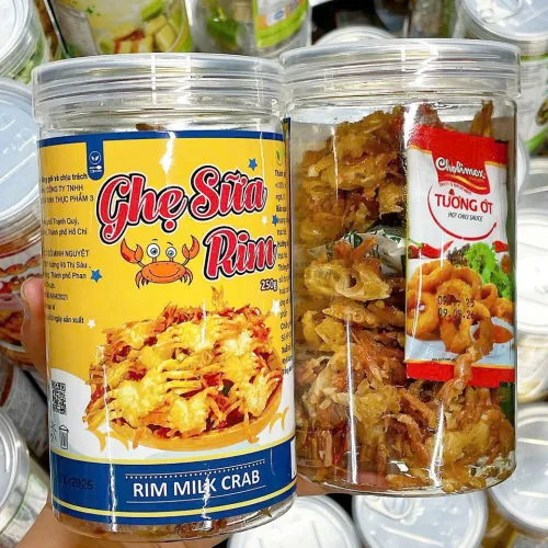 Chuyên sỉ ghẹ Sữa Rim Loại Ngon 250g Hộp