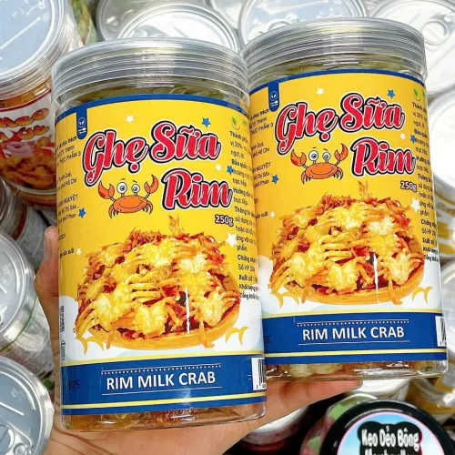 Chuyên sỉ ghẹ Sữa Rim Loại Ngon 250g Hộp