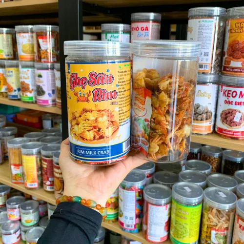 Chuyên sỉ ghẹ Sữa Rim Loại Ngon 250g Hộp