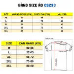 Áo Thun Nam Cổ Bẻ Túi Ngực Sọc Ngang In Dẻo Size 3X