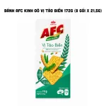 Bánh cracker Kinh Đô AFC vị tảo biển quy cách gói 172g