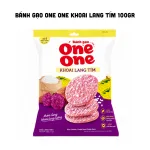 Bánh gạo khoai lang tím One One khối lượng 100gr