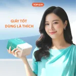 Giấy ăn Top Gia 3 màu, quy cách 1 bịt 10 gói nhỏ
