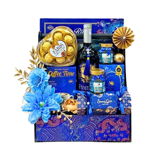 Chỗ sỉ giỏ Quà Tết 9 Món - Quà Tặng Tết Sang Trọng - Quà Trang Trí Tết