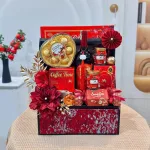 Chỗ sỉ giỏ Quà Tết 9 Món - Quà Tặng Tết Sang Trọng - Quà Trang Trí Tết