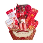 Giỏ quà Tết 7 món sang trọng dành cho biếu tặng xuân