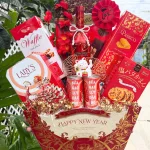 Giỏ quà Tết 7 món sang trọng dành cho biếu tặng xuân