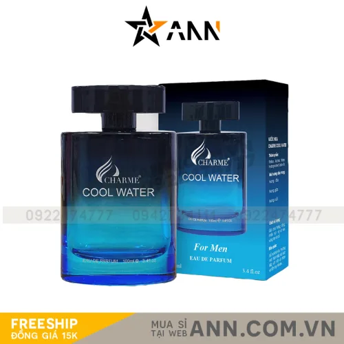 Charme Cool Water Eau De Parfum dành cho nam 100ml