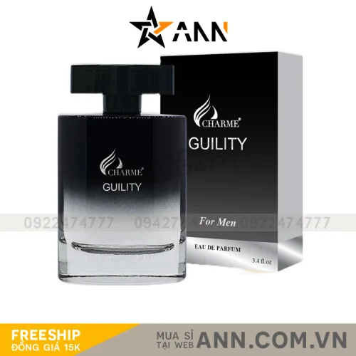 Chuyên sỉ hàng chính hãng- Nước hoa nam charme guility 100ml