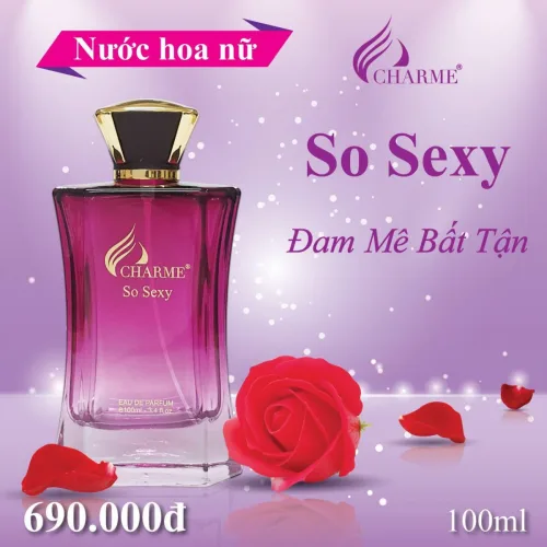 Nước hoa EDP dành cho nữ Charme So Sexy dung tích 100ml