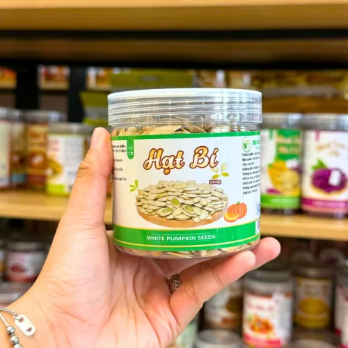 Chuyên sỉ hạt Bí Trắng Đặc Biệt Mini 200g - Hộp Pet