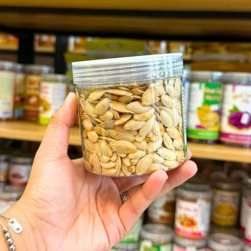 Chuyên sỉ hạt Bí Trắng Đặc Biệt Mini 200g - Hộp Pet