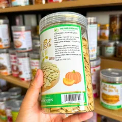 Hạt Bí Trắng Đặc Biệt 350g Đựng Trong Hũ PET