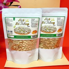 Chuyên sỉ hạt Bí Trắng Túi Zip 500g