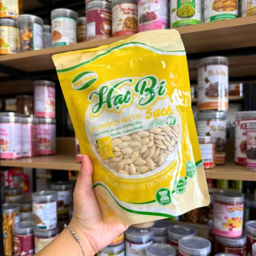 Hai lựa chọn hạt bí Minh Phát cùng quy cách 500g