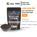 Shop sỉ hạt Chia Úc Túi Đen 500g
