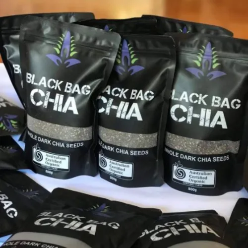 Shop sỉ hạt Chia Úc Túi Đen 500g