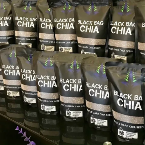 Shop sỉ hạt Chia Úc Túi Đen 500g