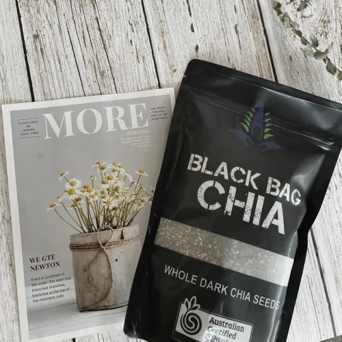 Shop sỉ hạt Chia Úc Túi Đen 500g