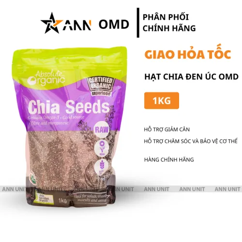 Hạt chia Absolute Organic túi tím 1kg