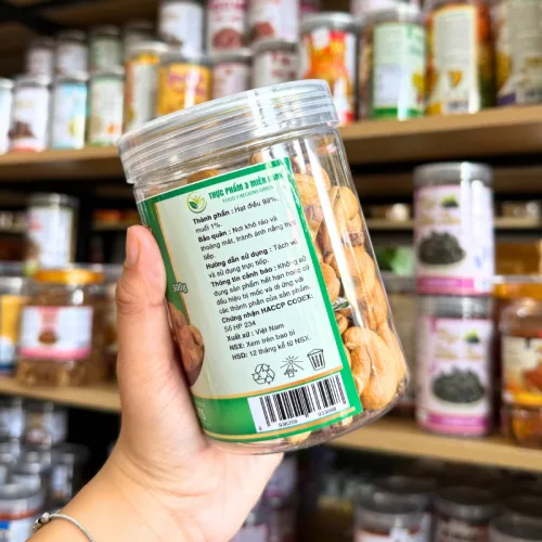 Chuyên sỉ hạt Điều Tách Vỏ Nguyên Hạt 300g Hộp Pet