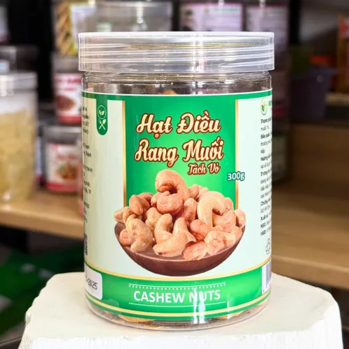 Chuyên sỉ hạt Điều Tách Vỏ Nguyên Hạt 300g Hộp Pet