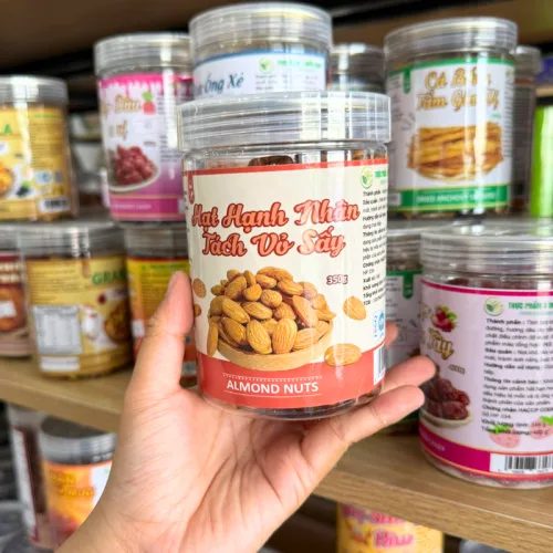 Hạnh Nhân Sấy Bóc Vỏ Ann Shop 350g Hũ Pet