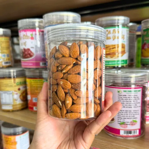 Hạnh Nhân Sấy Bóc Vỏ Ann Shop 350g Hũ Pet