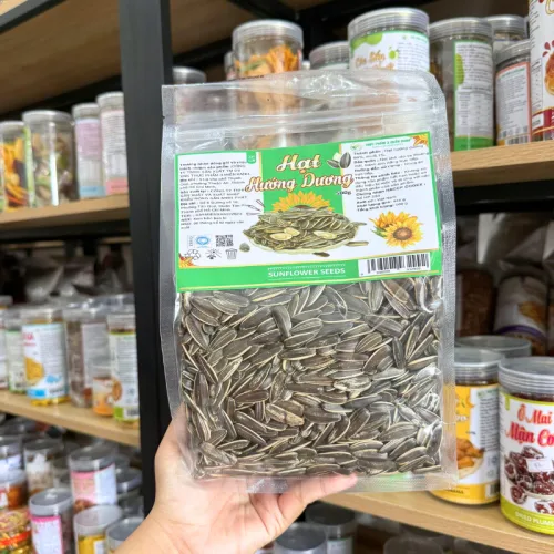 Shop sỉ hạt Hướng Dương Loại Đặc Biệt 500g - Túi Zip Trong
