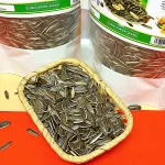Shop sỉ hạt Hướng Dương Túi Zip Trắng Sữa 500g