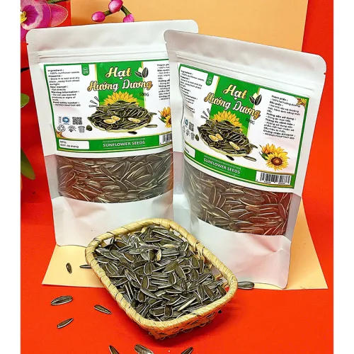 Shop sỉ hạt Hướng Dương Túi Zip Trắng Sữa 500g