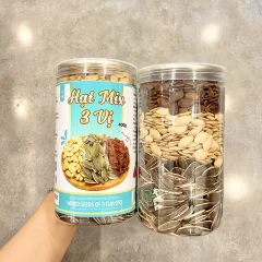 Hộp Hạt Mix 3 Vị Hướng Dương, Hạt Dưa, Hạt Bí 400g