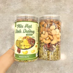 Hạt mix 5 vị mắc ca, hạnh nhân, óc chó, bí xanh, hạt điều 500g
