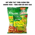 Hạt nêm KNORR thịt thăn xương ống 900g, kèm gói nhỏ 136g