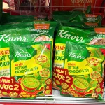 Hạt nêm KNORR thịt thăn xương ống 900g, kèm gói nhỏ 136g