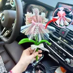 Hoa cô gái trong suốt dùng gài tiền, mẫu ngẫu nhiên