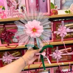Nguồn hàng sỉ [Không Đèn Chớp] Hoa Gài Tiền - Hoa Gắn Tiền - Hoa Đựng Tiền Hướng Dương Trong Suốt -  Hoa Sáp