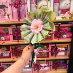 Nguồn hàng sỉ [Không Đèn Chớp] Hoa Gài Tiền - Hoa Gắn Tiền - Hoa Đựng Tiền Hướng Dương Trong Suốt -  Hoa Sáp