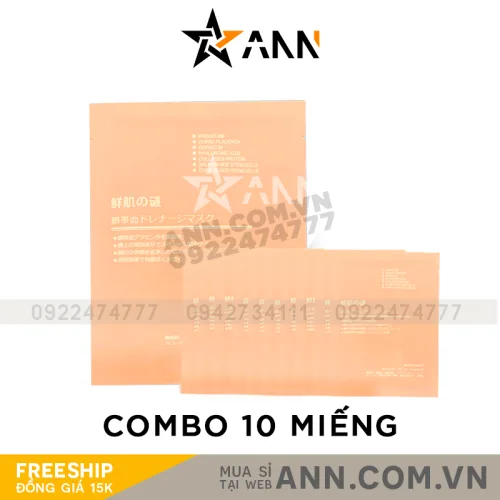 Mặt Nạ Rwine Beauty Nhau Thai Cừu Tách Lẻ 10 Miếng