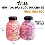 Chỗ sỉ hộp 1000 Dây Buộc Tóc Mini Cho Bé