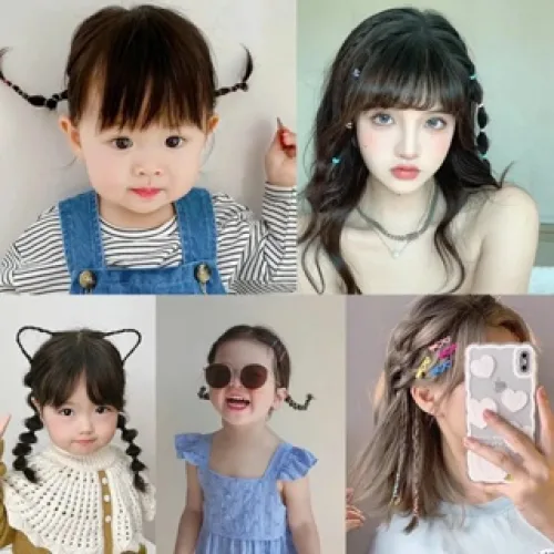 Chỗ sỉ hộp 1000 Dây Buộc Tóc Mini Cho Bé