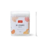 Chỗ sỉ hộp 200 Tăm Bông Ngoáy Tai - Tăm Bông Vcool 2 Đầu Tròn Và Dẹt Cho Bé Sơ Sinh 8x6x3.5cm