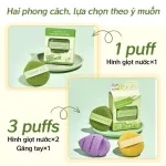 Chỗ sỉ hộp 3 Miếng Bông Mút Rửa Mặt Bọt Biển Amortals (Có Chữ)