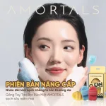 Bông Mút Rửa Mặt Bọt Biển AMORTALS Clean Easy To Clean, Hộp 3 Miếng Có Chữ