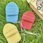 Bông Mút Rửa Mặt Bọt Biển AMORTALS Clean Easy To Clean, Hộp 3 Miếng Có Chữ