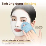 Bông Mút Rửa Mặt Bọt Biển AMORTALS Clean Easy To Clean, Hộp 3 Miếng Có Chữ