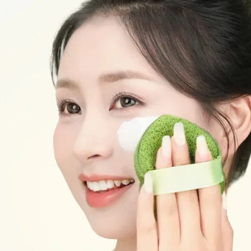 Nguồn hàng sỉ hộp 3 Miếng Bông Mút Rửa Mặt Bọt Biển Xunfuji (Không Chữ)
