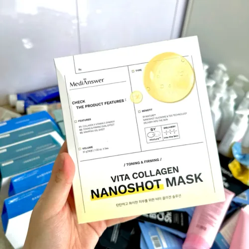 MediAnswer Collagen Nanoshot Mặt Nạ Thạch Hộp 5 Miếng